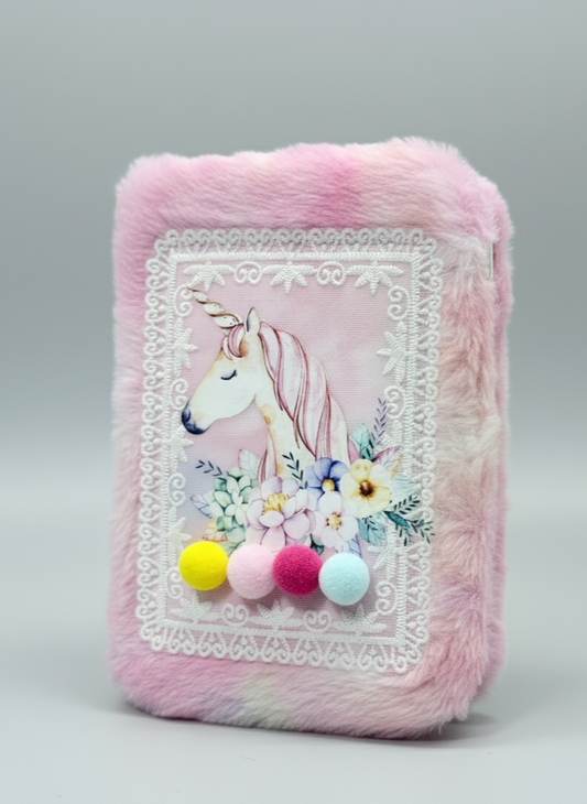 Magical Unicorn Plush Pencil Case