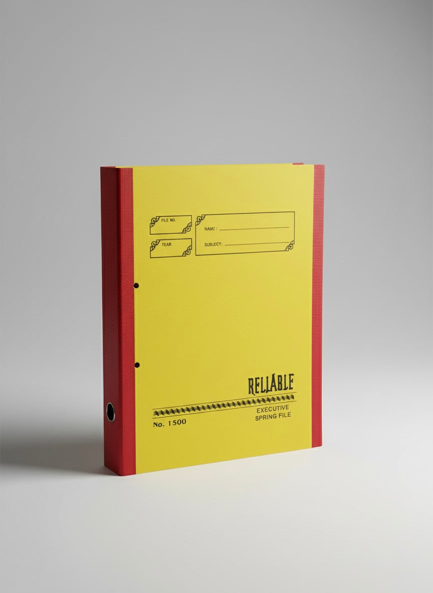 Reliable Executive Corner Laminated Spring File