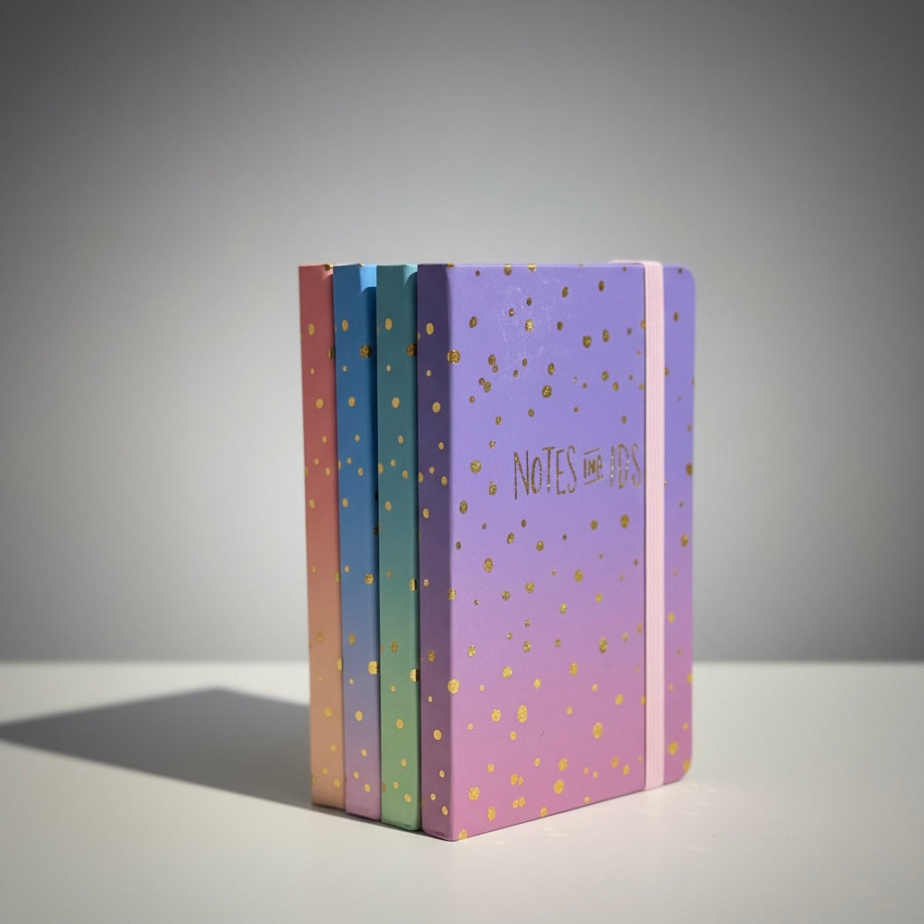 Sunset Ombre Pocket Diary / Notebook - A6, Lined Paper