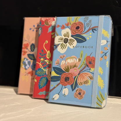 Scarlet Floral Pocket Notebook