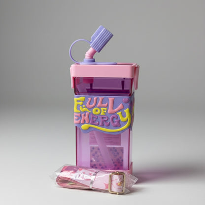 Full of Energy" Plastic Water Bottle