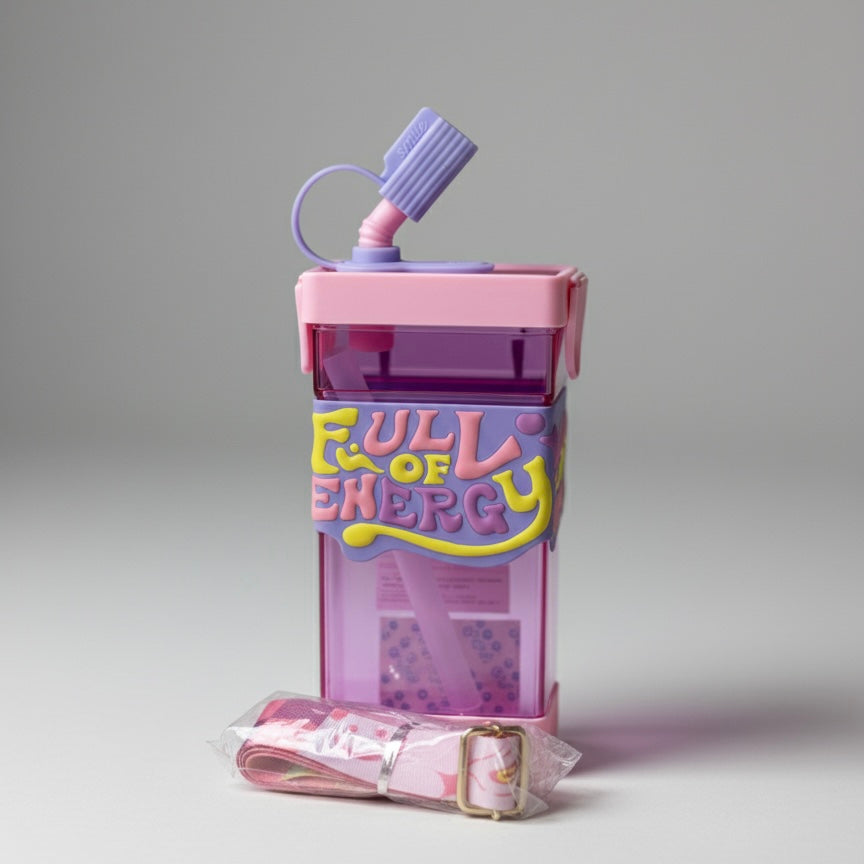 Full of Energy" Plastic Water Bottle