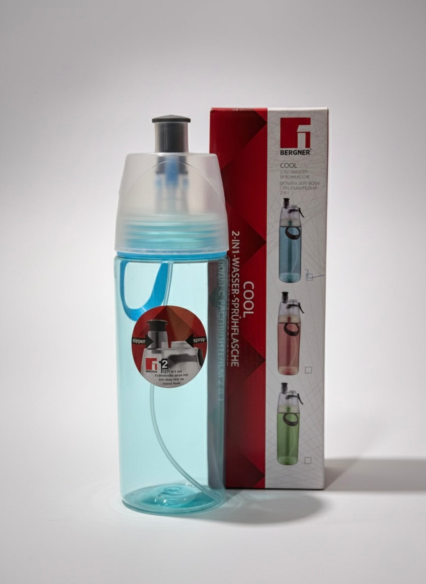 Bergner Cool 2-in-1 Spray & Sip Bottle