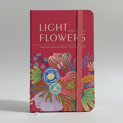 Light Flowers Navy Pocket Diary