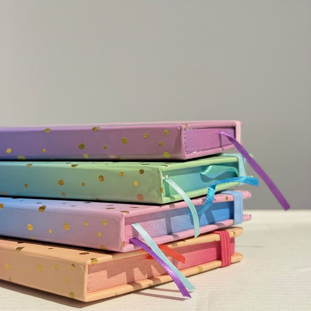 Sunset Ombre Pocket Diary / Notebook - A6, Lined Paper