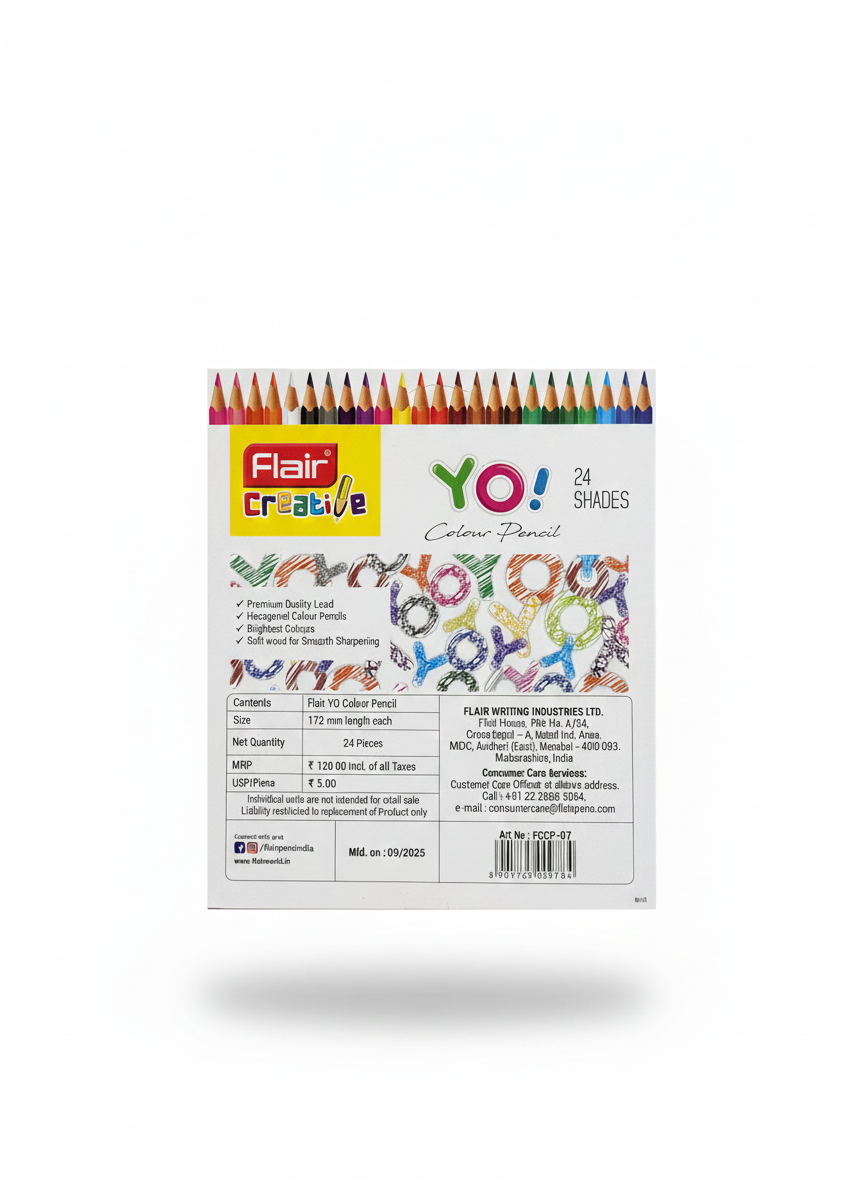 Flair Creative 24 Shades Pencil Color