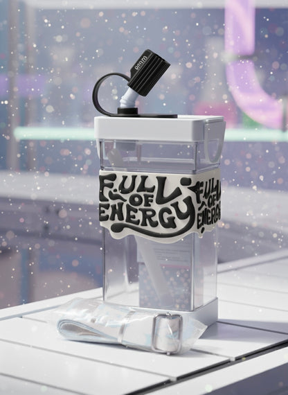 Full of Energy" Plastic Water Bottle