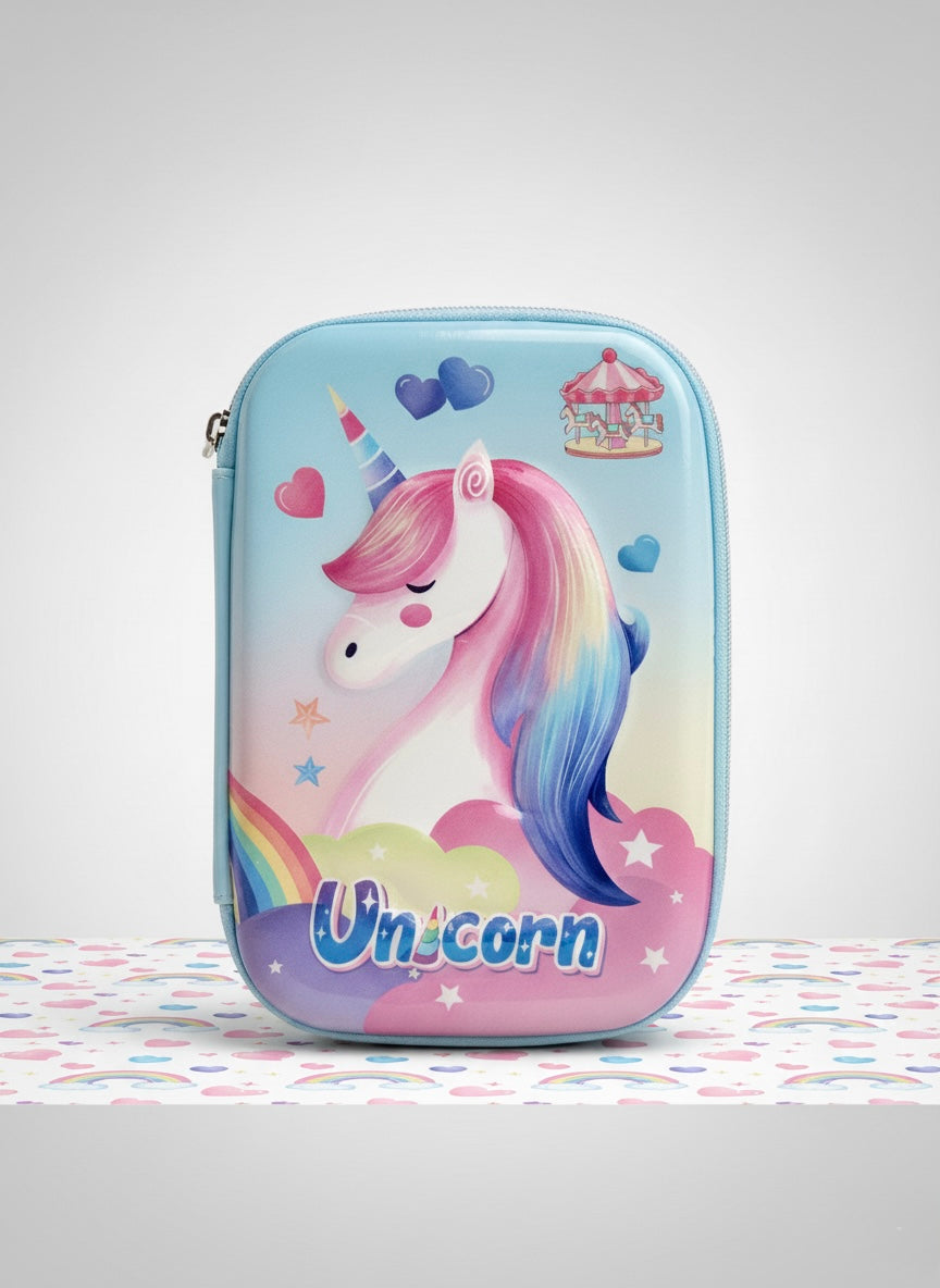 The Unicorn Carousel 3D Pencil Case