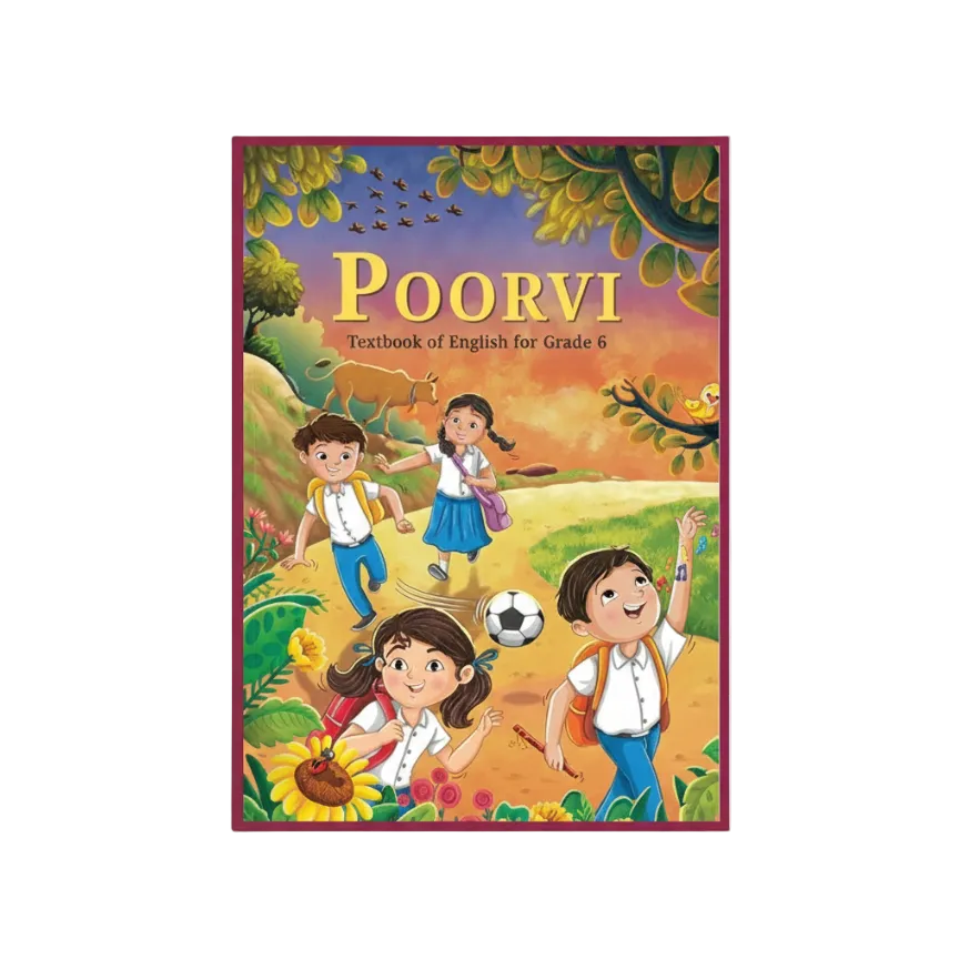 POORVI Textbook of English for Grade 6 (Class 6th) 2025-26 New Edition