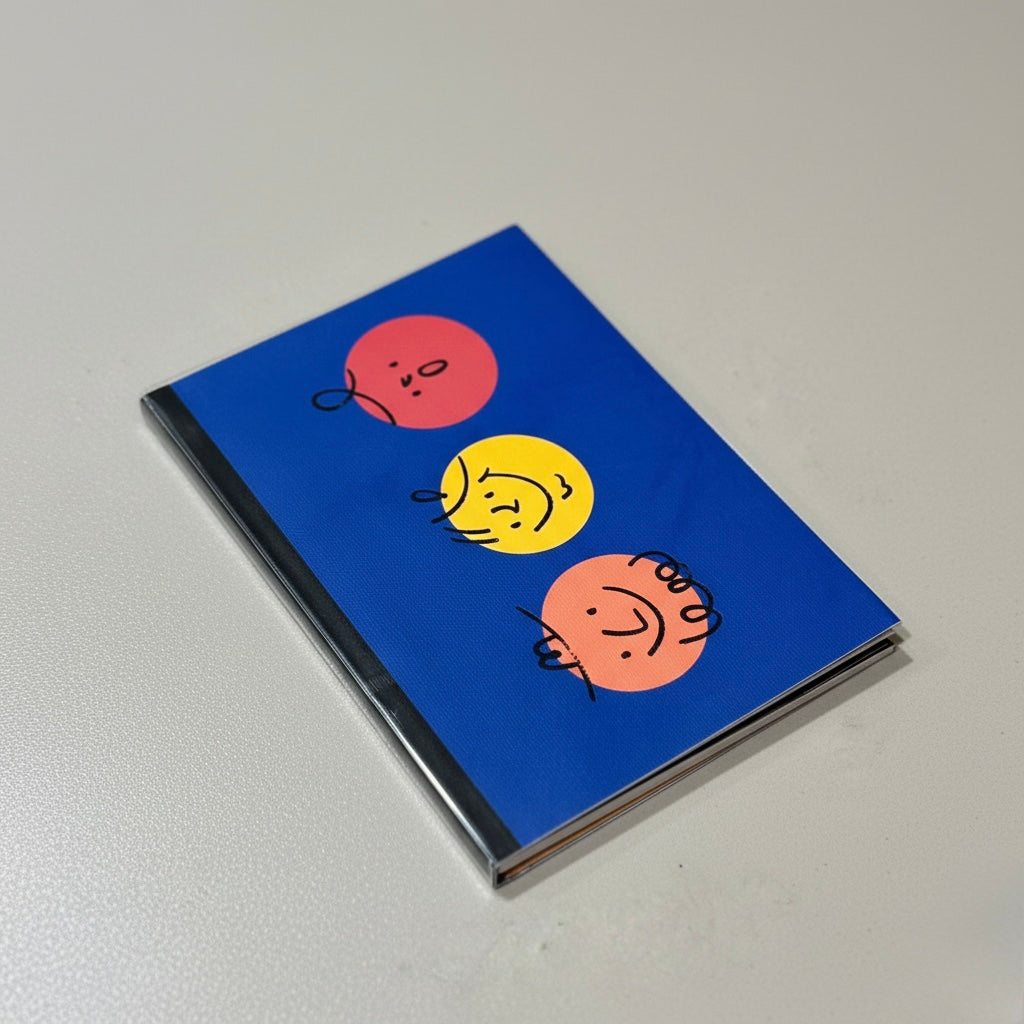 The Happy Faces Big Size Expressions Fancy Diary
