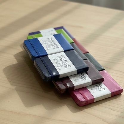 PAPERCLUB Pocket-Sized Memo Book / Diary - A7, Ruled, Purple