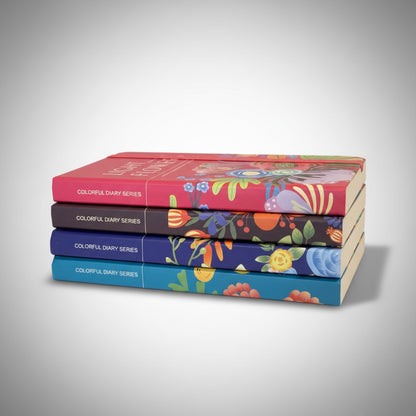 Light Flowers Navy Pocket Diary