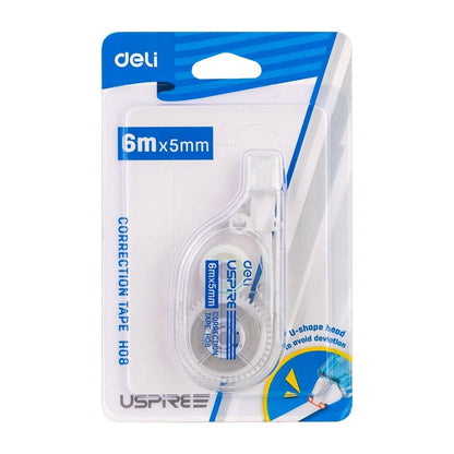 Deli USPREE H08 Correction Tape - 6m x 5mm