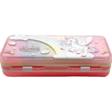 Majestic Unicorn Double-Sided Pencil Case