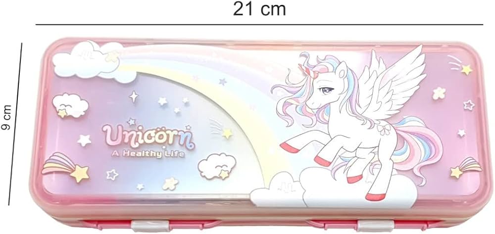Majestic Unicorn Double-Sided Pencil Case