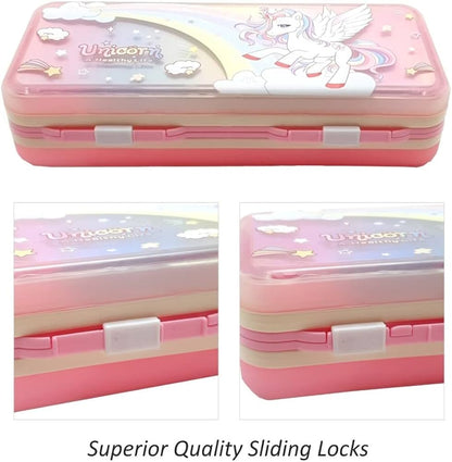 Majestic Unicorn Double-Sided Pencil Case