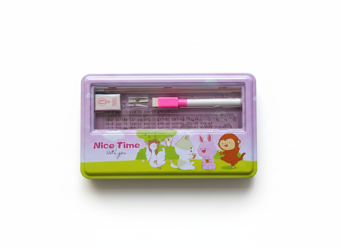 Nice Time Animals Stationery Set (Tin)