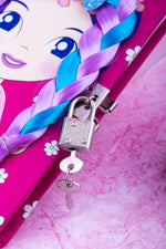 Princess Braided Hair Lock Diary