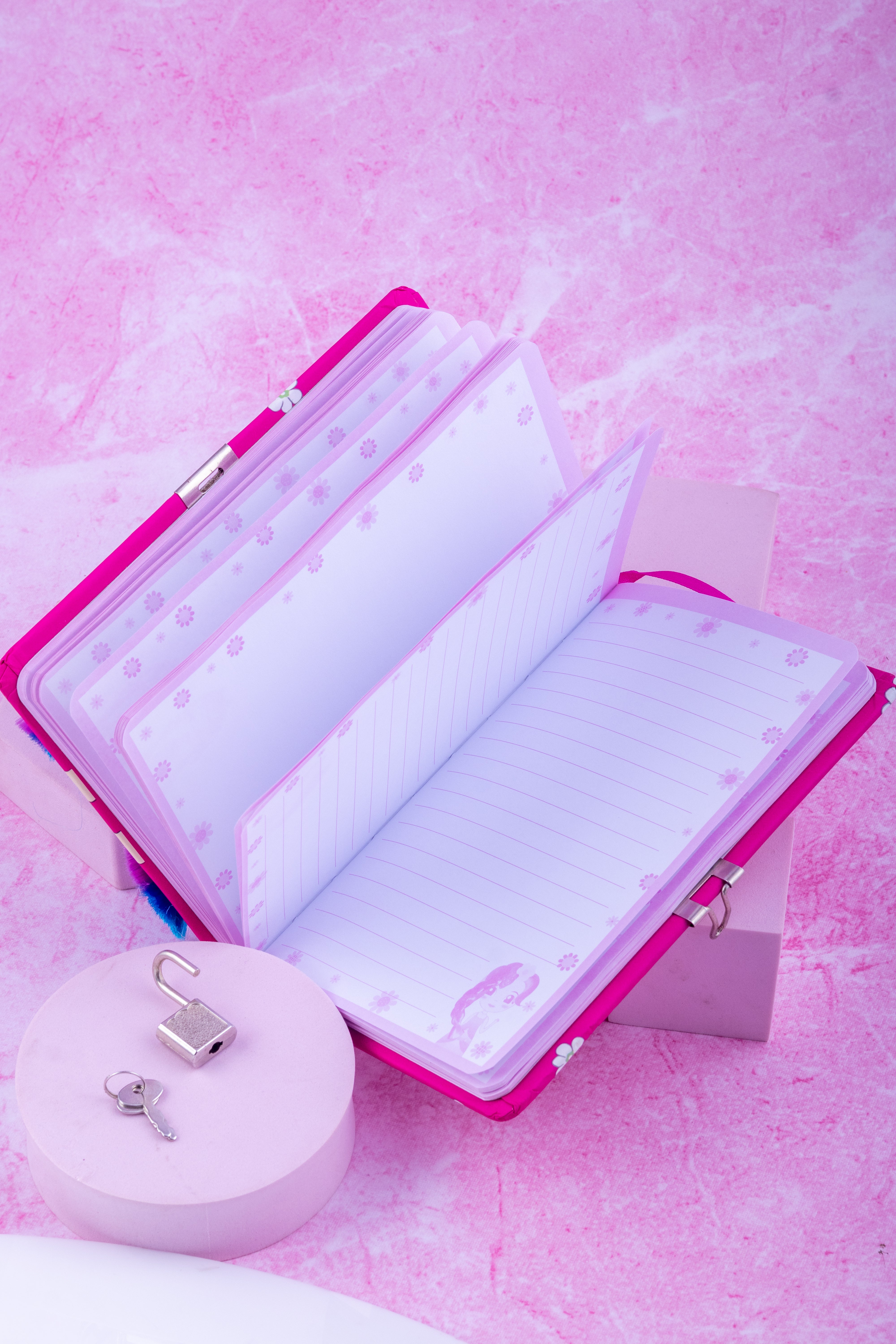 Princess Braided Hair Lock Diary
