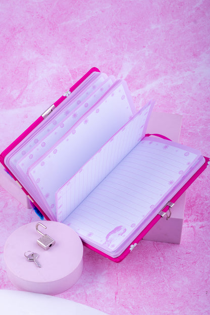 Princess Braided Hair Lock Diary