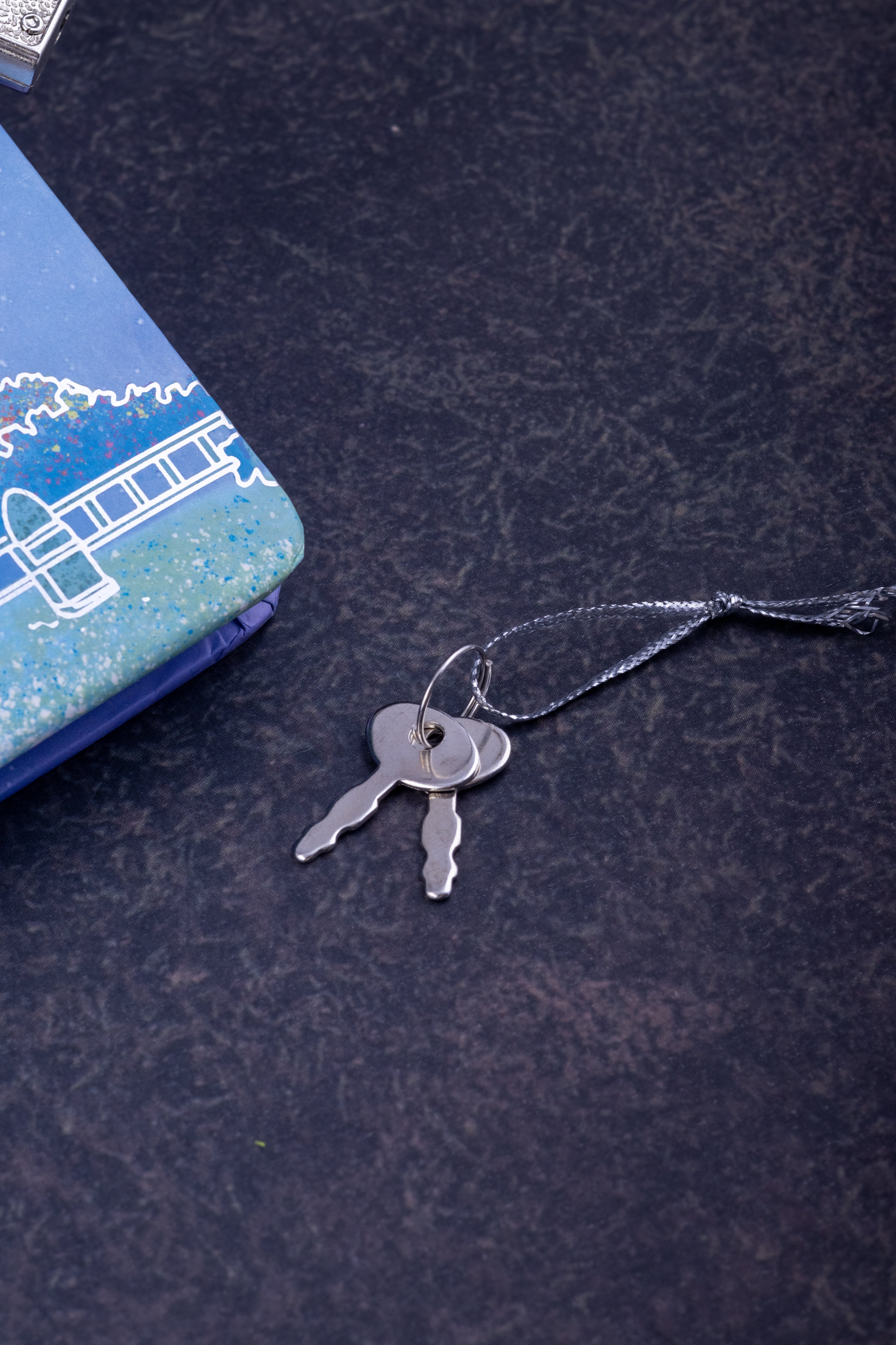 Paris Night Sky Lock Diary