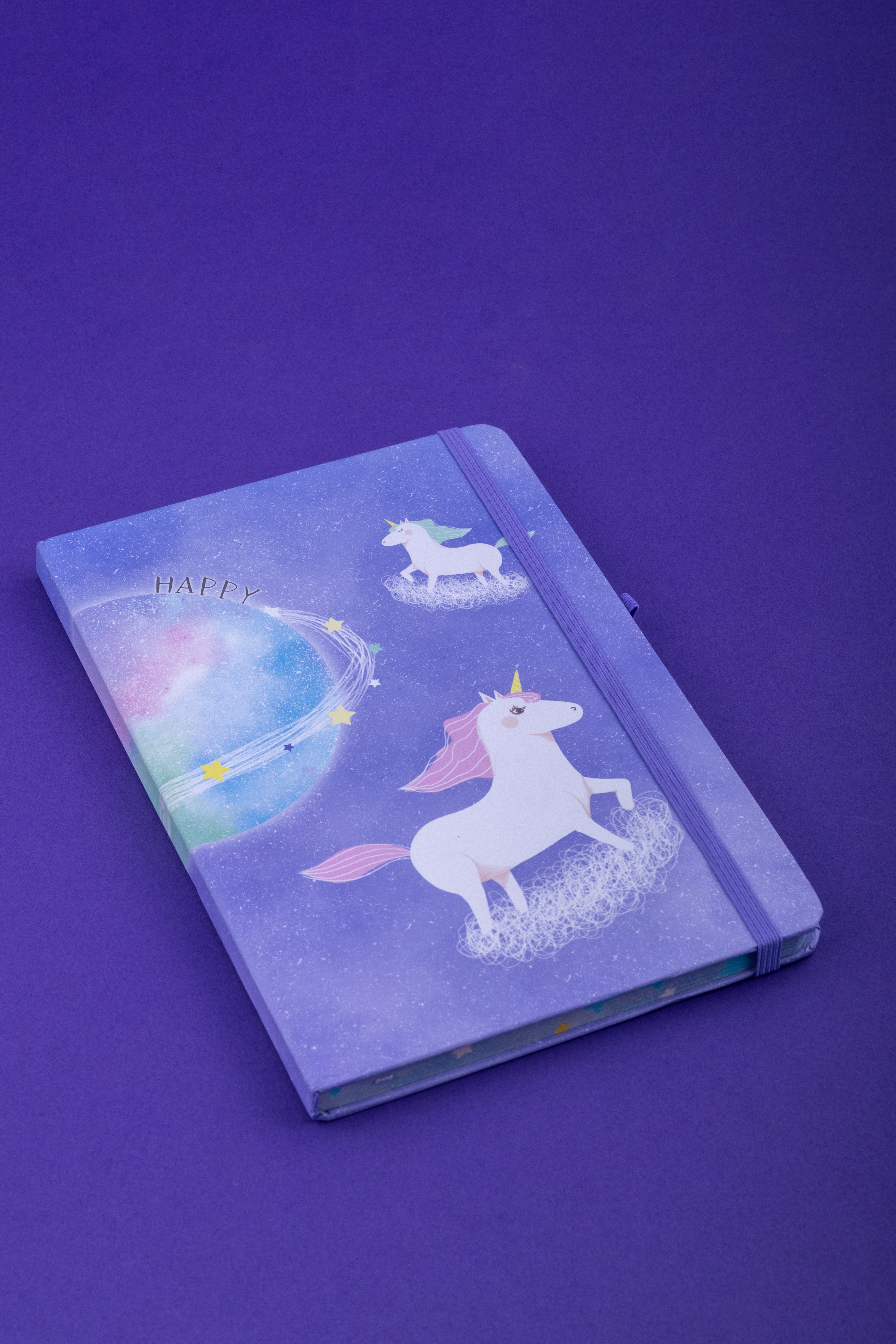Unicorn Print Style Fancy Cover Diary