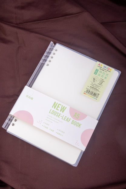 Transparent Cover Spiral Style Diary