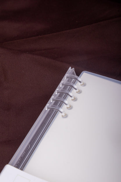 Transparent Cover Spiral Style Diary