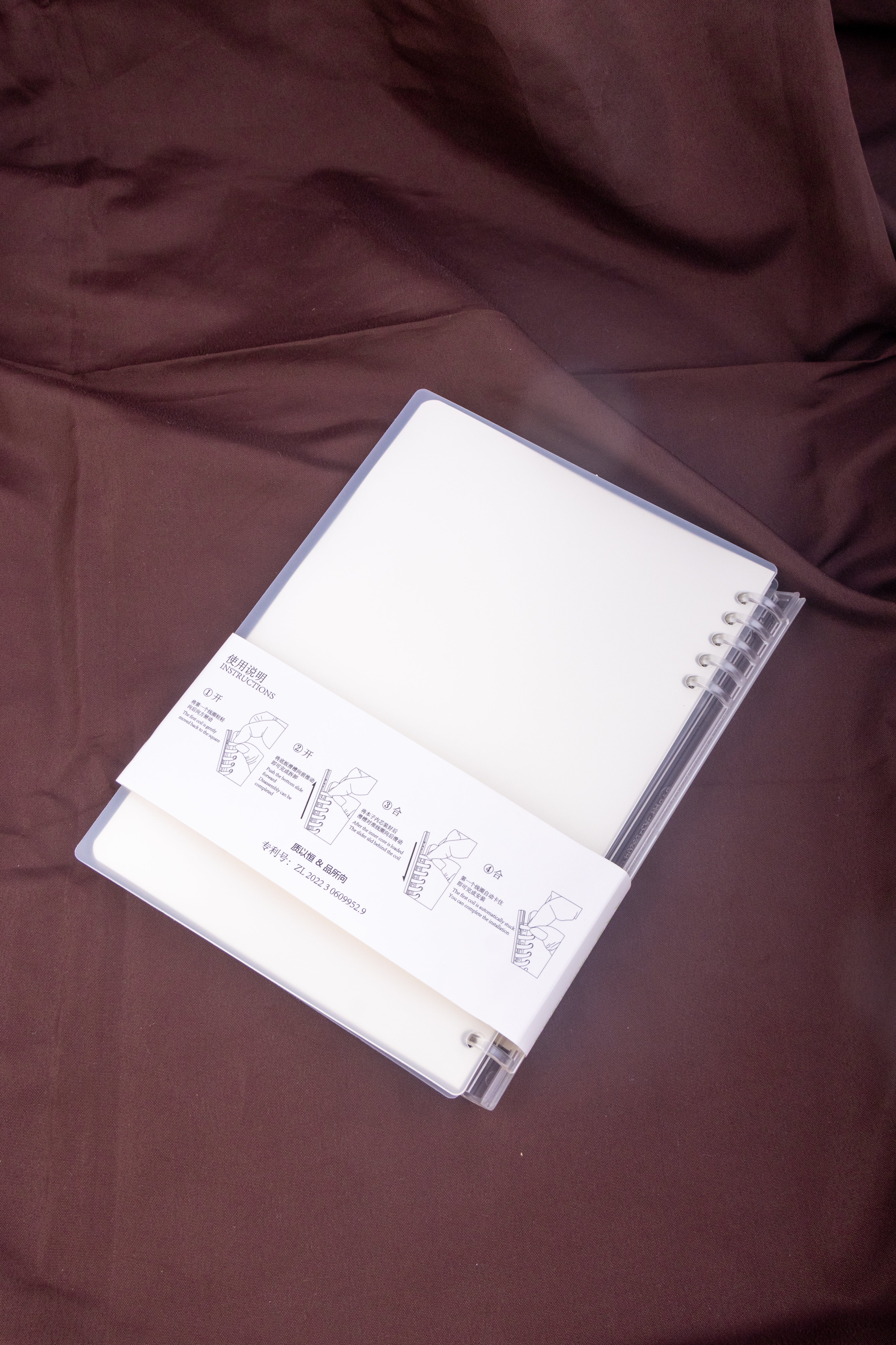 Transparent Cover Spiral Style Diary