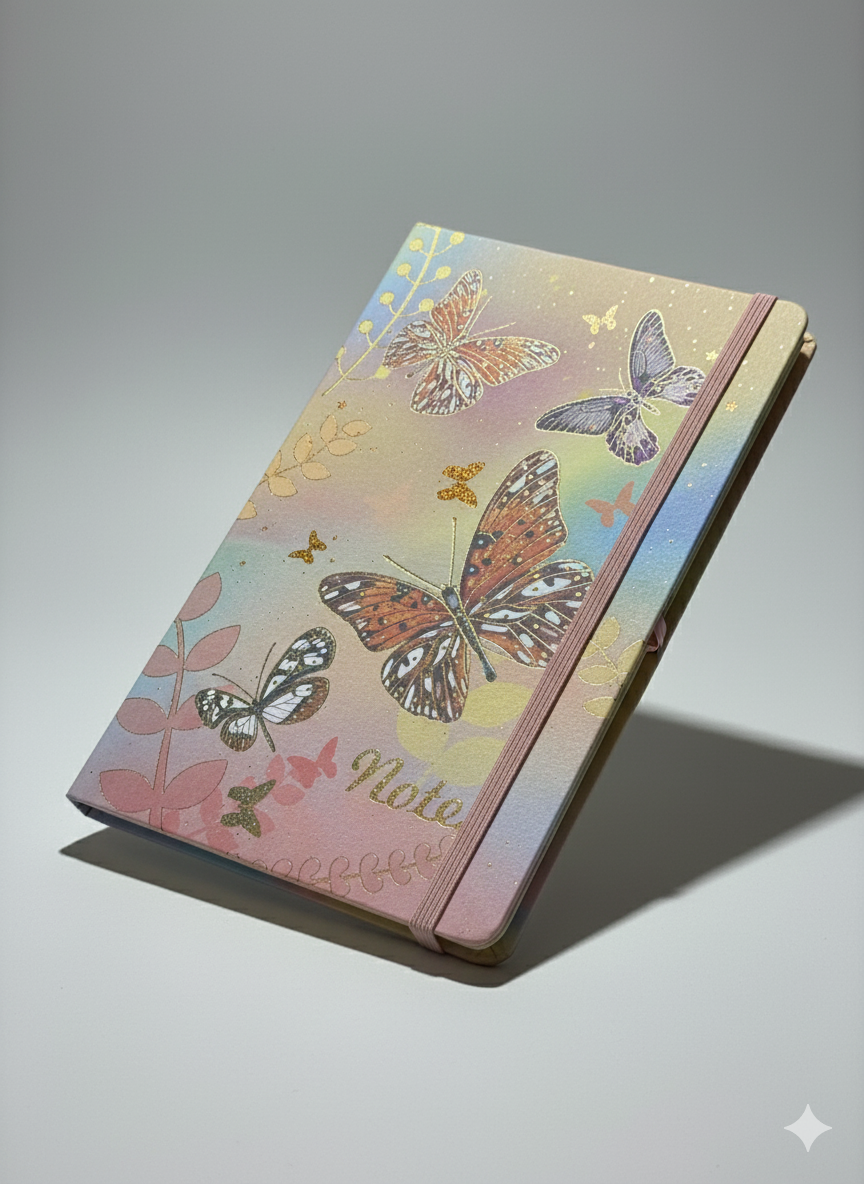 Butterfly Dreams – Pastel Hardcover Diary