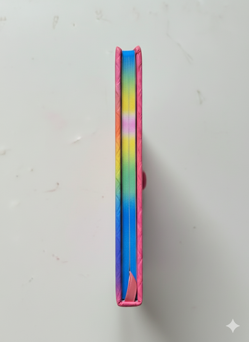 Rainbow Color Fancy Style Diary