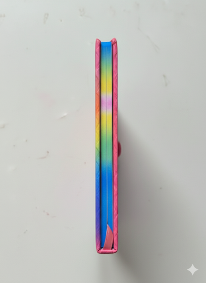 Rainbow Color Fancy Style Diary