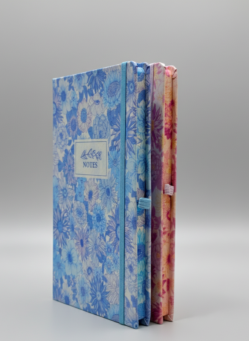 Floral Harmony – Hardcover Notes Diary