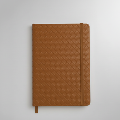 Crimson Weave Notebook Type Diary