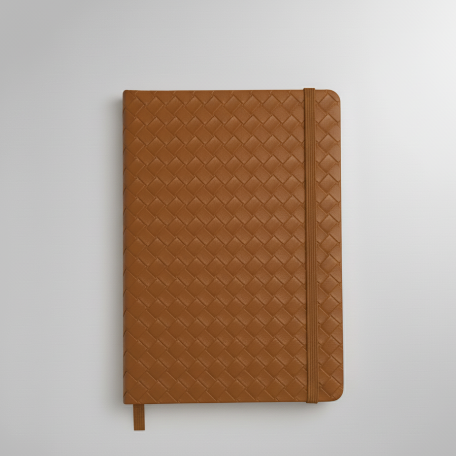 Crimson Weave Notebook Type Diary