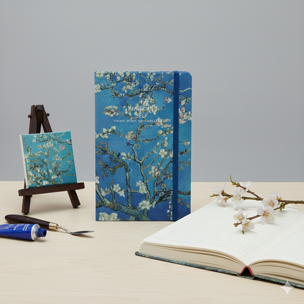 Van Gogh Almond Blossom – Artistic Hardcover Diary