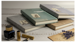 Vintage Travel-Themed Hardcover Diary
