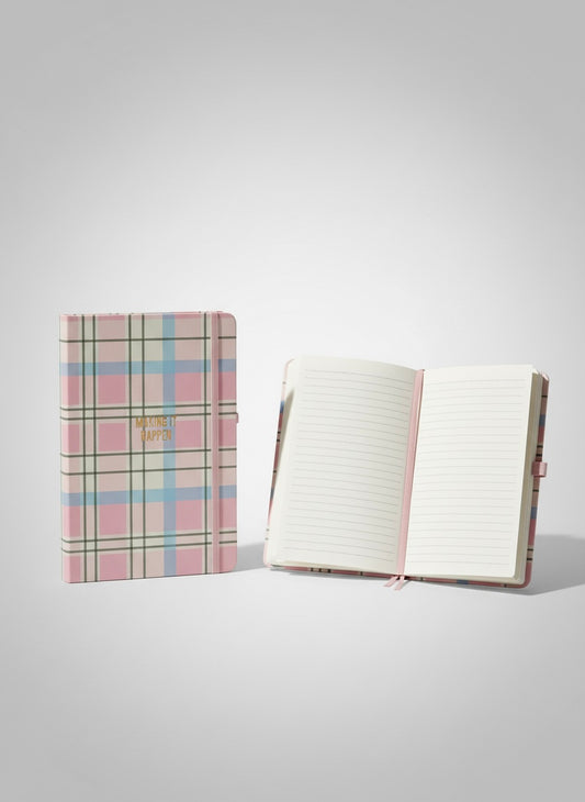 Notebook Type Checked Print Diary