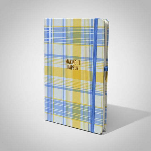 Notebook Type Checked Print Diary