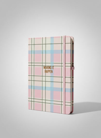 Notebook Type Checked Print Diary
