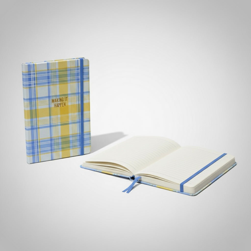 Notebook Type Checked Print Diary