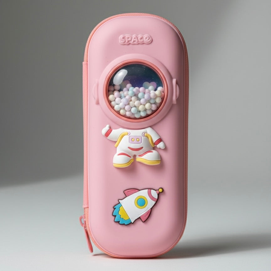 Astronaut Galaxy Beads Pencil Case