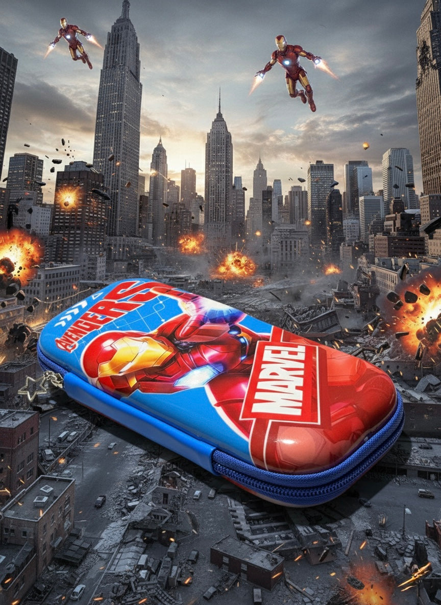 Iron Man Marvel Hardtop Pencil Case