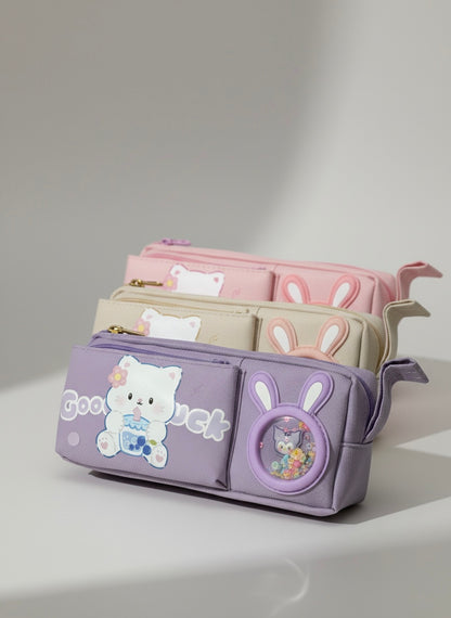 Lucky Kitty Boba Pouch