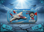 Air Fighter Sky Exploration Pencil Case