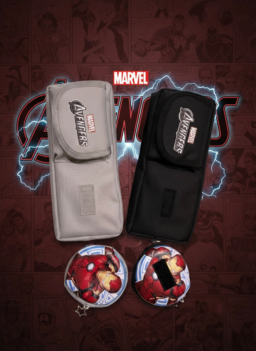 Iron Man Fancy Dual Chain Pencil Case
