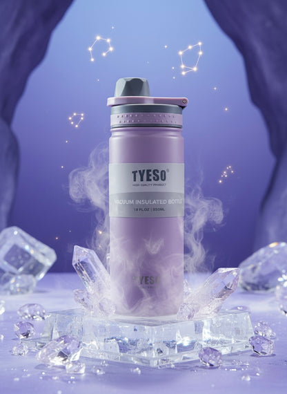 TYESO Modern Insulated Bottle with Spout Lid