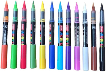 Flair Acrylic Liquid Marker Set