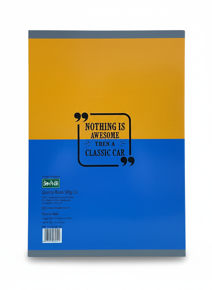 A4 Crystal Notebook - Legendary Hot Rod Riders California