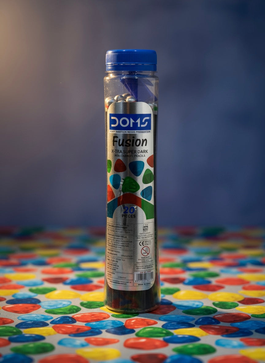 Doms Fusion Pencil 50 Pcs Pencil Sipper, Ink black